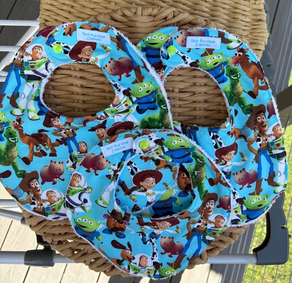 Toy Story Bib Set