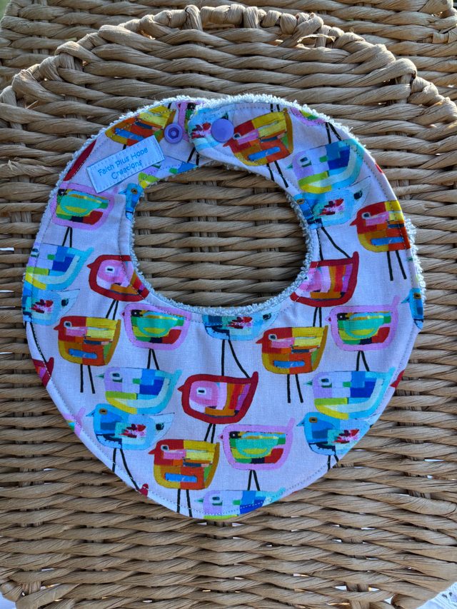 Colourful birds small $10.50